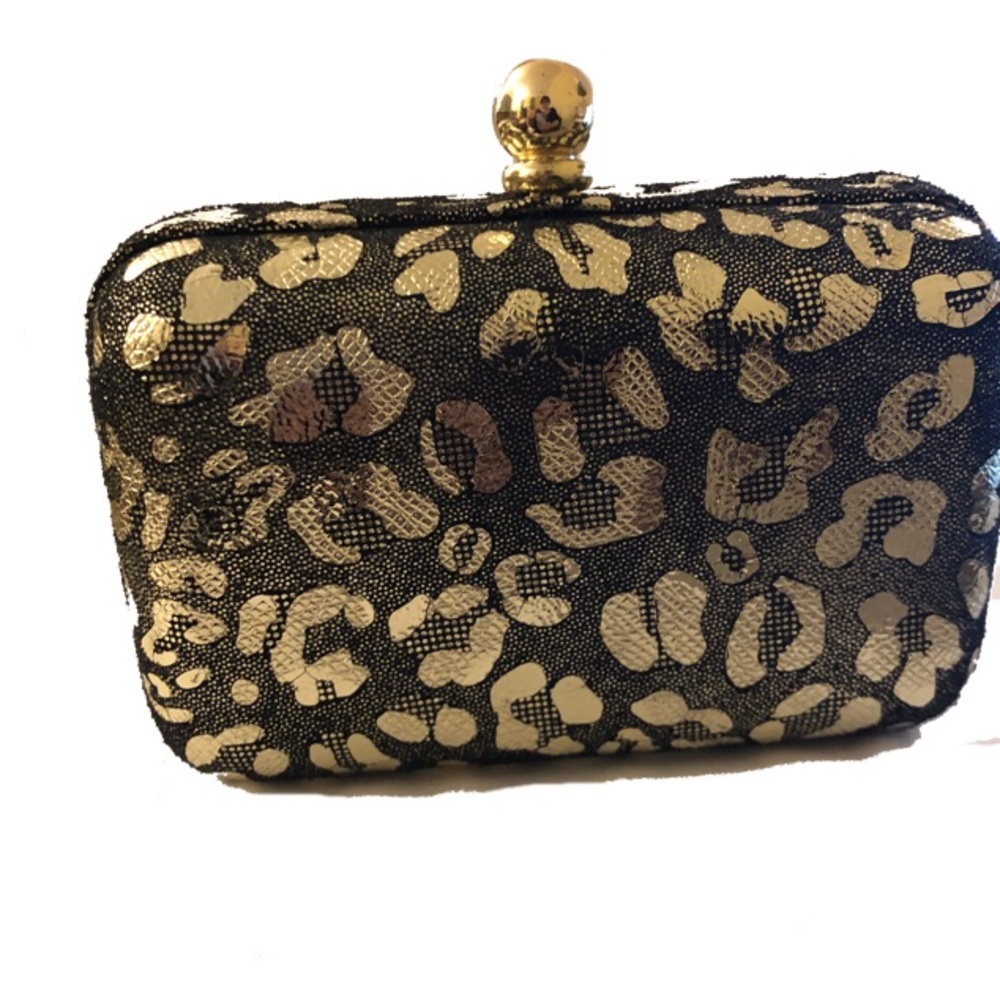 Lodis Minaudiere in Valley Blvd Marilyn Print Gold